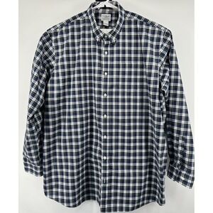 LL Bean Traditional Fit Long Sleeve Button Down Multicolored Men's 3XL Tall